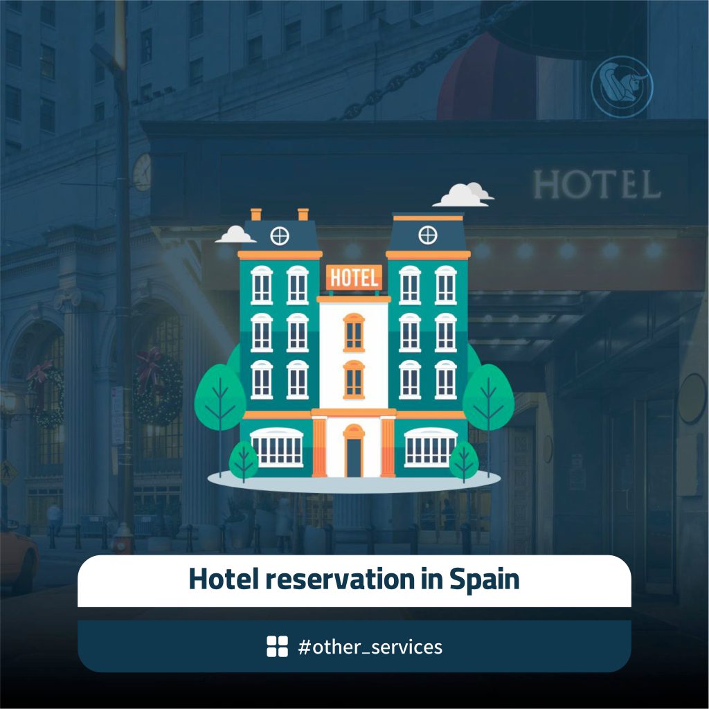 Reservation of hotels and apartments (accommodation) in Spain